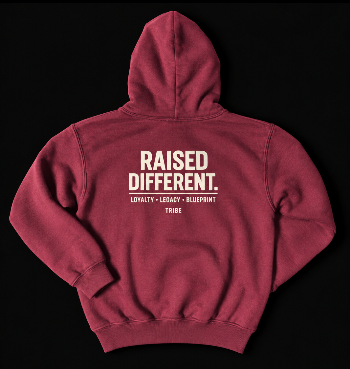 TRIBE Kids Raised Different Hoodie