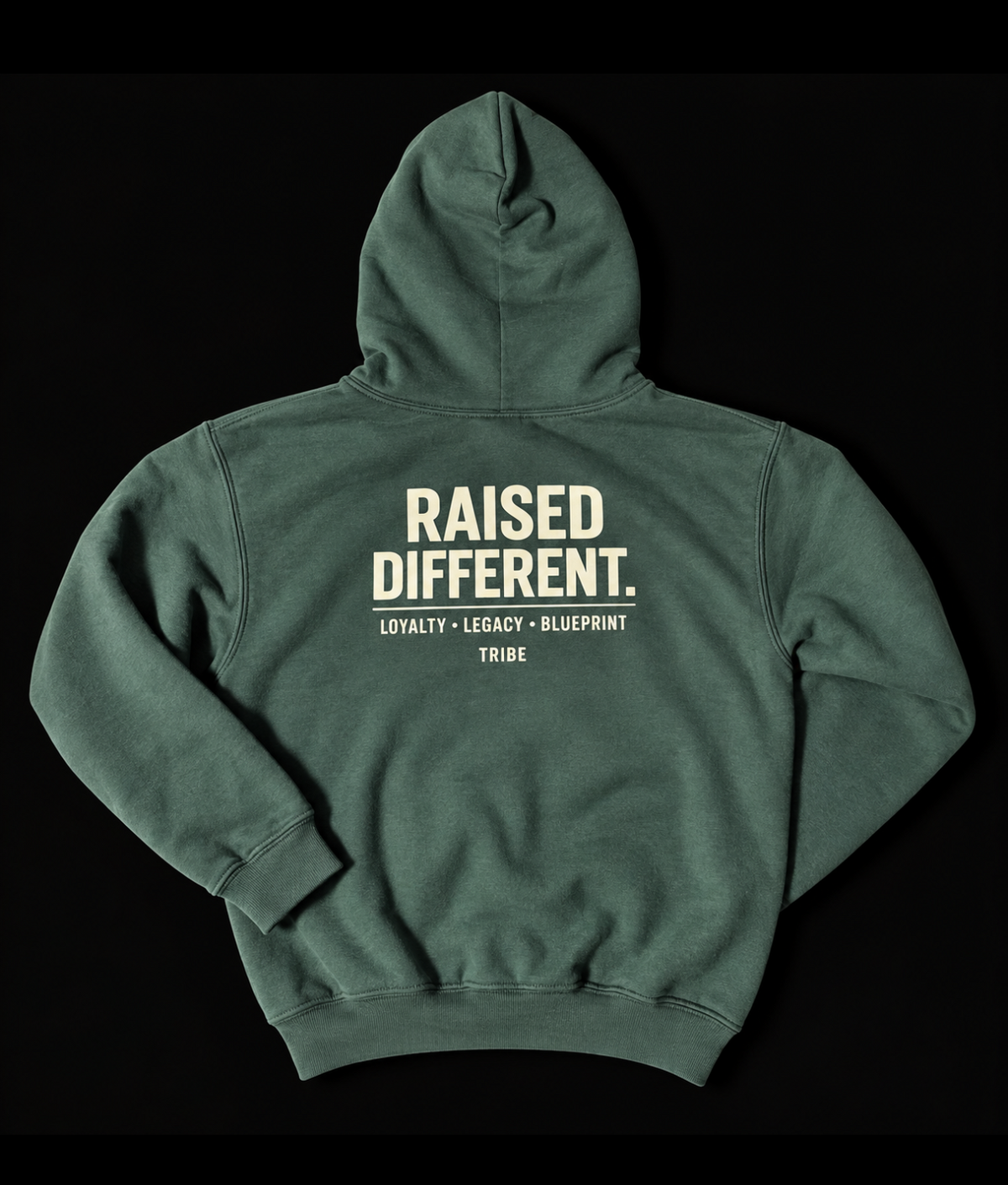 TRIBE Kids Raised Different Hoodie